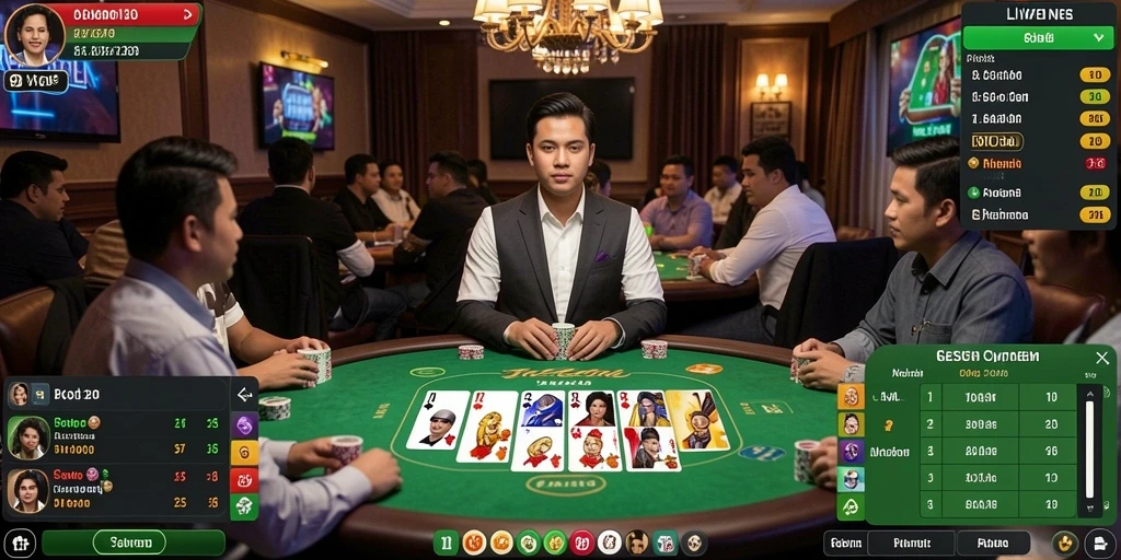 Berbagai karakter unik siap untuk dimainkan.