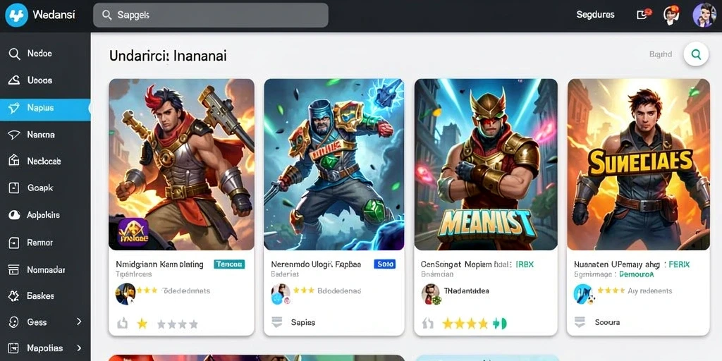 Komunitas pemain aktif dengan fitur interaksi.