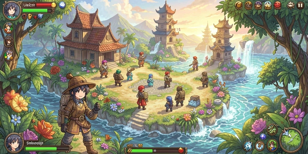 Visual grafis yang indah dan detail dalam GOGOREJEKI.