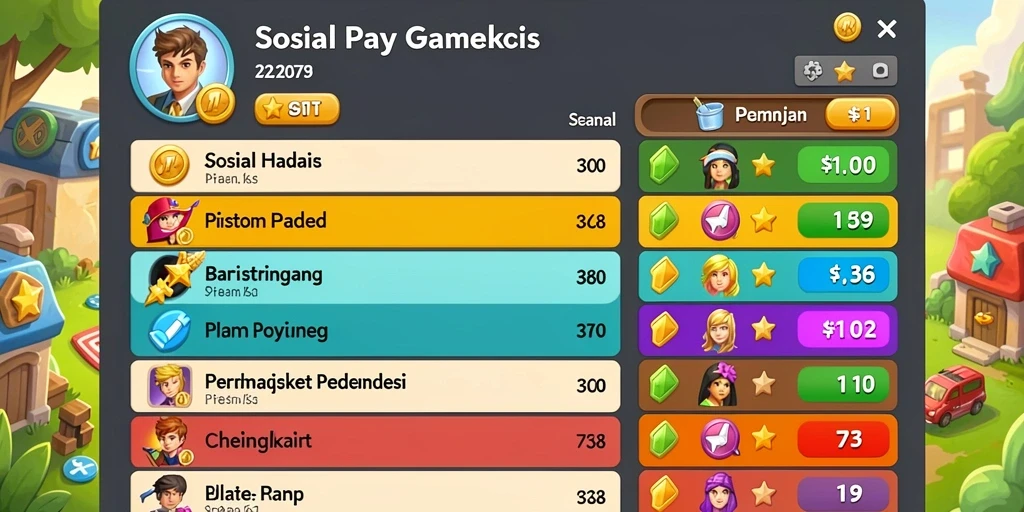 Level permainan yang menantang dan seru.