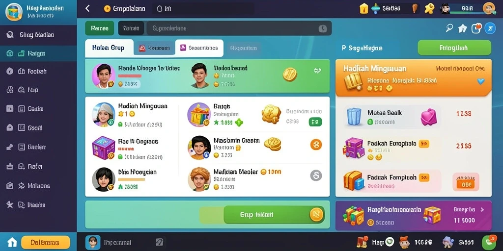 Fitur kustomisasi avatar yang menarik untuk dieksplorasi.