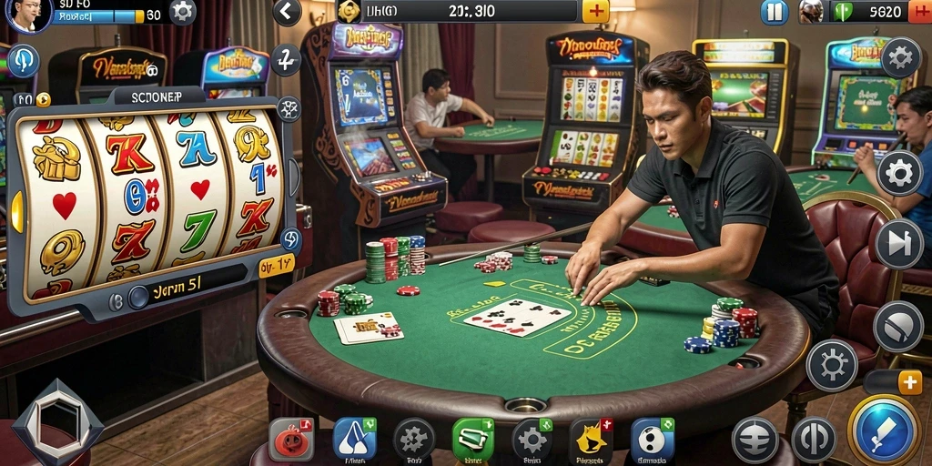 Fitur multiplayer yang memungkinkan permainan bersama teman.