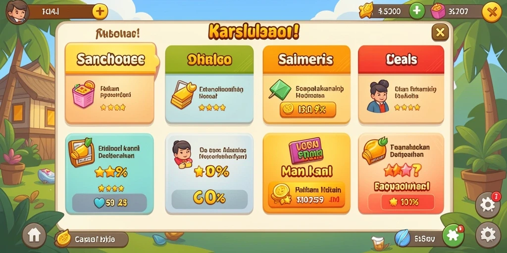Keberhasilan menyelesaikan level yang sulit.